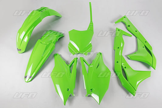 Plastics kit Kawasaki KXF 250 17 color green (KA224E026)