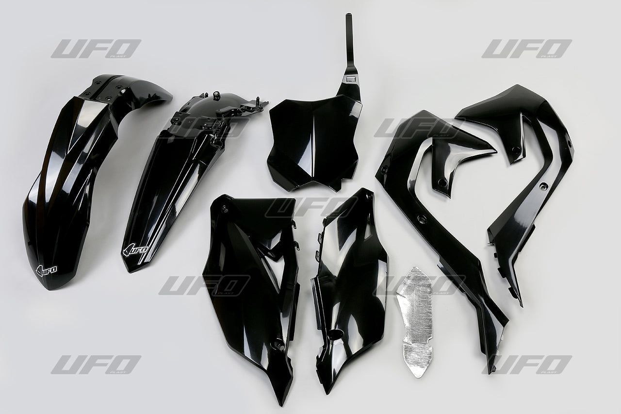 Plastics kit Kawasaki KXF 250 21-24, KXF 450 19-23 color black (KA227E001)