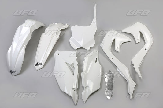 Plastics kit Kawasaki KXF 250 21-24, KXF 450 19-23 color white (KA227E047)