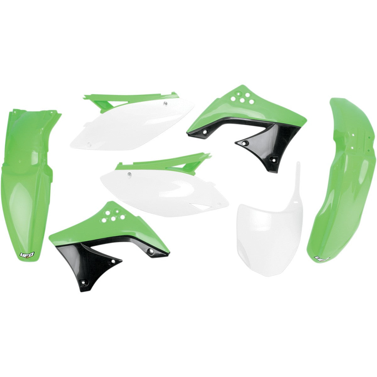 Plastics kit Kawasaki KXF 450 09-11 color OEM 09 (green/black) (KA213E999)