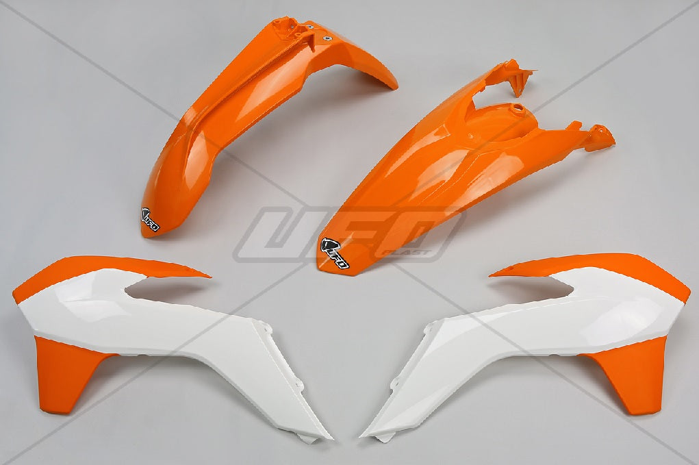 Plastics kit KTM EXC 14-16 color OEM 15-16 (orange/white) (KT516E999W)