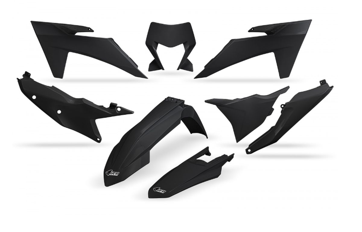 Plastics kit KTM EXC 150/250/300 TBI 24-25, EXC-F 250/350/450/500 24-25 color black