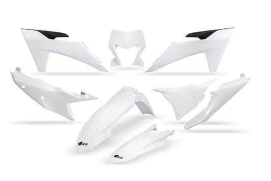 Plastics kit KTM EXC 150/250/300 TBI 24-25, EXC-F 250/350/450/500 24-25 color white