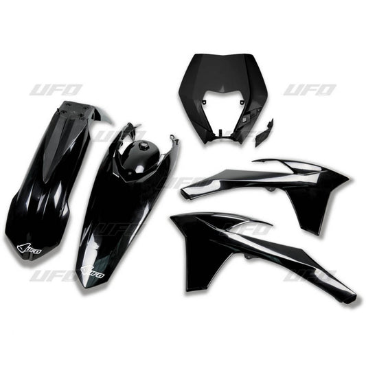 Plastics kit KTM EXC/EXC-F 12-13 color black (KT521E001)