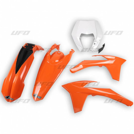 Plastics kit KTM EXC/EXCF 12-13 color OEM (orange/white) (KT521E999)
