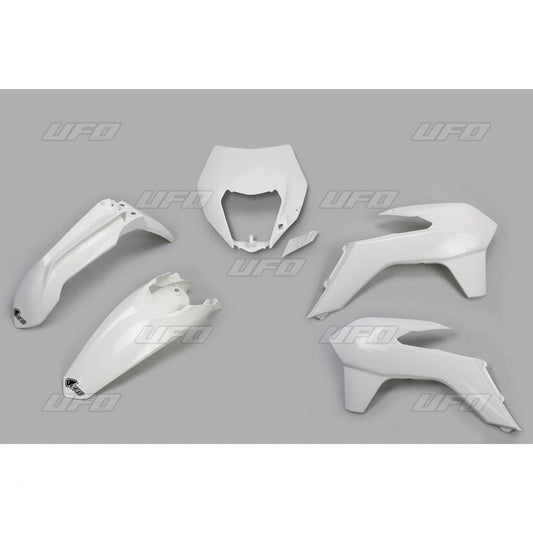 Plastics kit KTM EXC/EXCF 14-16 with headlight mask color white (KT524E047)