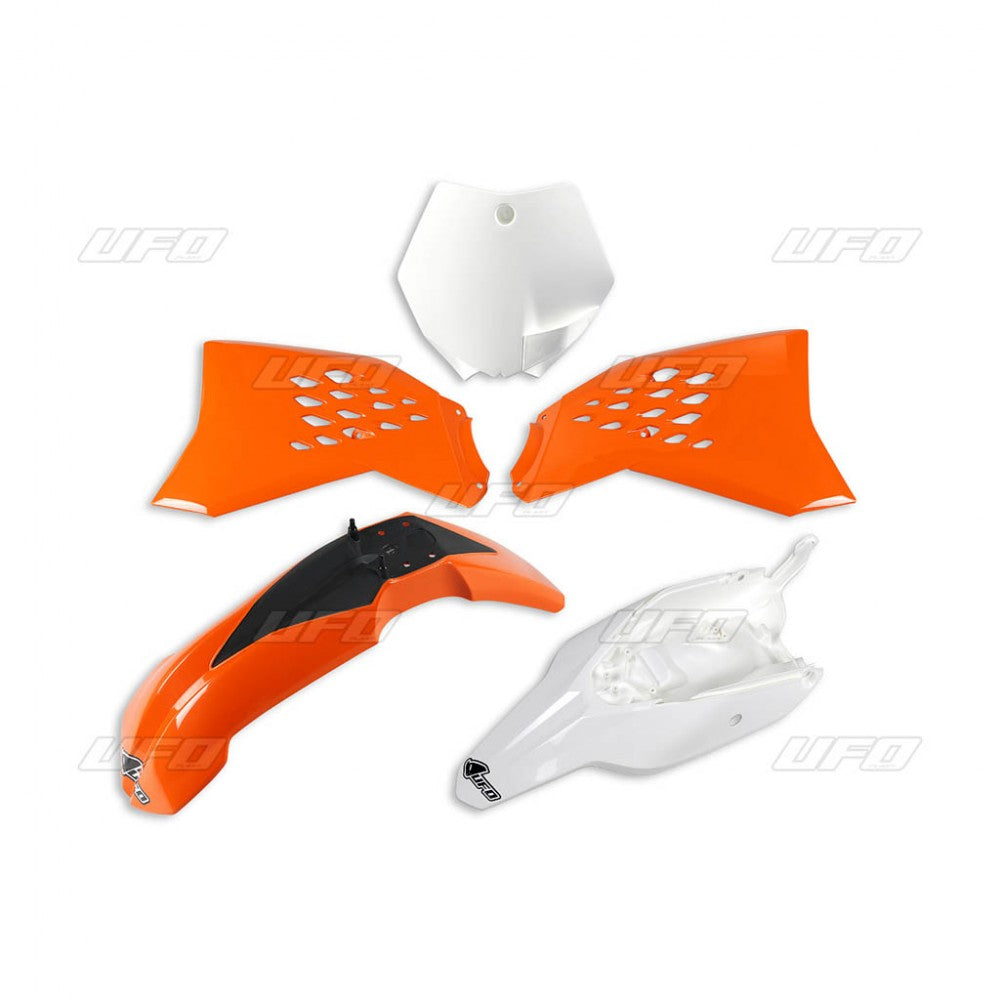 Plastics kit KTM SX 65 12-15 color OEM (orange/white) (KT525E999)