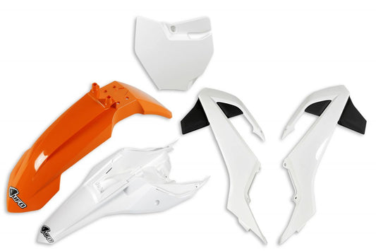 Plastics kit KTM SX 65 16-23 color OEM 17 (orange/white)