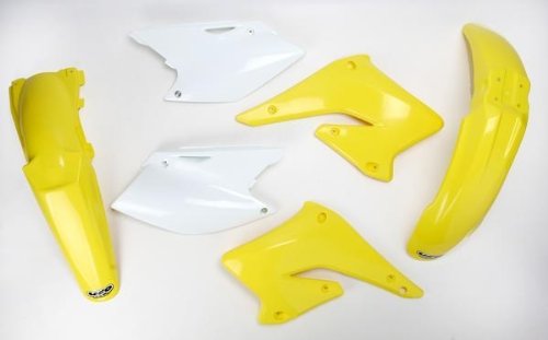 Plastics kit Suzuki RM-Z 250 04-06 color OEM (white/yellow) (SU403E999)