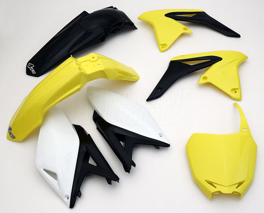 Plastics kit Suzuki RM-Z 250 10-18 color OEM 13 (yellow/black) (SU415E999)
