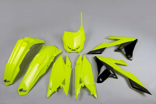 Plastics kit Suzuki RM-Z 250 19-25, RM-Z 450 18-25 color yellow fluo (SU418DFLU)