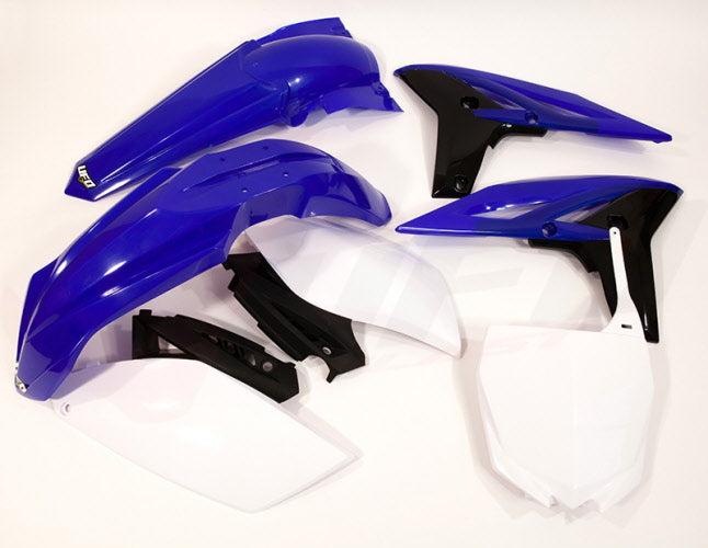 Plastics kit Yamaha YZF 250 10 color OEM (white/blue) (YA308E999)