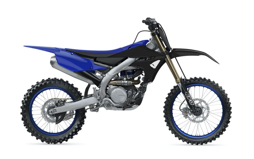 Plastics kit Yamaha YZF 250 19-23, YZF 450 18-22 color black/blue (includes fork guards and decals)