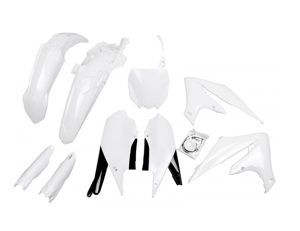 Full plastics kit with fork guards Yamaha YZF 250 19-23, YZF 450 18-22 color white