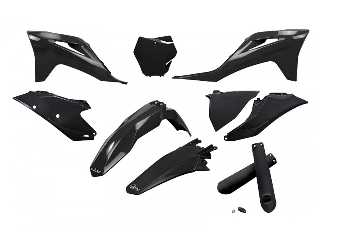 Full plastics kit with fork guards Gas Gas MC 125/250 21-23, EX 250/300 21-23, MC-F/EX-F 250/350/450 21-23 color black