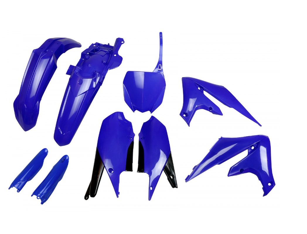 Full plastics kit with fork guards Yamaha YZF 250 19-23, YZF 450 18-22 color blue