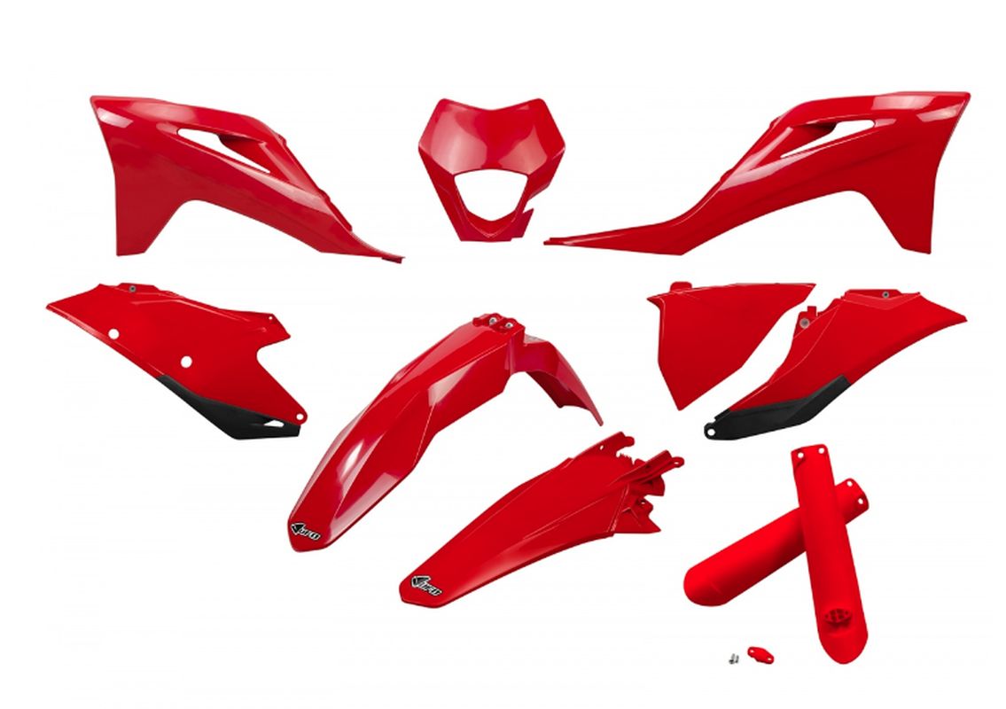 Full plastics kit with fork guards Gas Gas EC/EC-F 250/300/350 21-23 color red