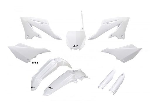 Full plastics kit with fork guards Yamaha YZ 125/250 22-24 color white