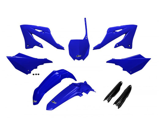 Full plastics kit with fork guards Yamaha YZ 125/250 22-24 color OEM blue/black