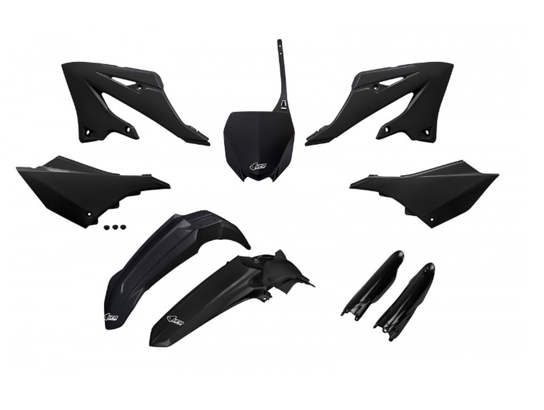 Full plastics kit with fork guards Yamaha YZ 125/250 22-24 color black