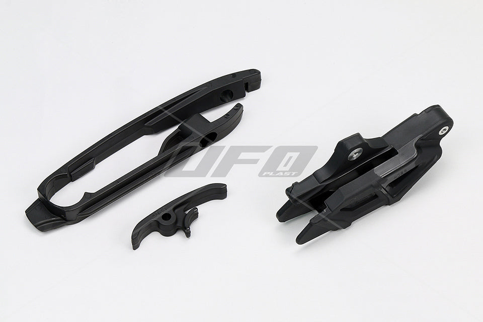 Chain slider (HU03359001) + chain guide (HU03358001) set Husqvarna 14-20 all models color black