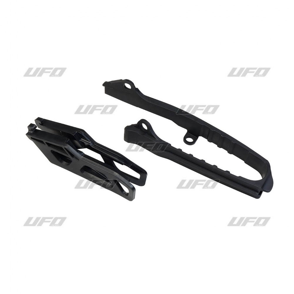 Chain slider (SU04944001) + chain guide (SU04945001) set Suzuki RM-Z 450 18-25, RM-Z 250 19-25 color black