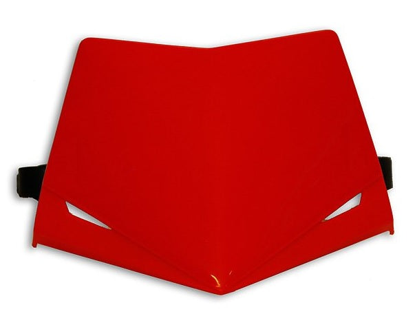 Upper headlight cover Stealth color red