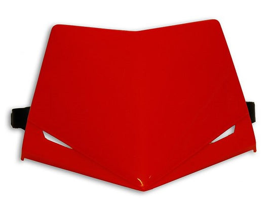 Upper headlight cover Stealth color red