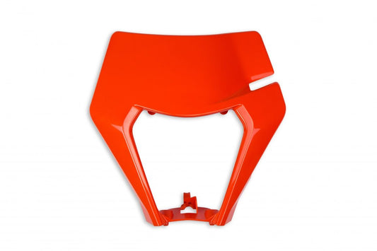 Front headlight mask KTM EXC 125 20-21, EXC/EXC-F 150/250/300/350/450/500 TPI 20-23 color orange fluo (OEM style)