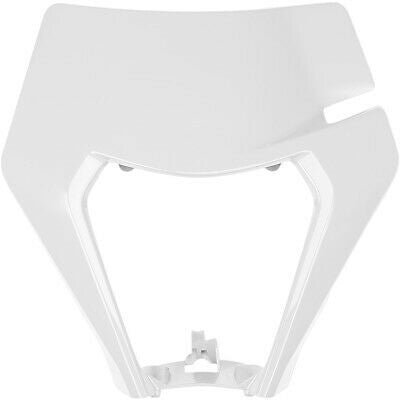 Front headlight mask KTM EXC/EXC-F TPI 20-23 color white (OEM style)