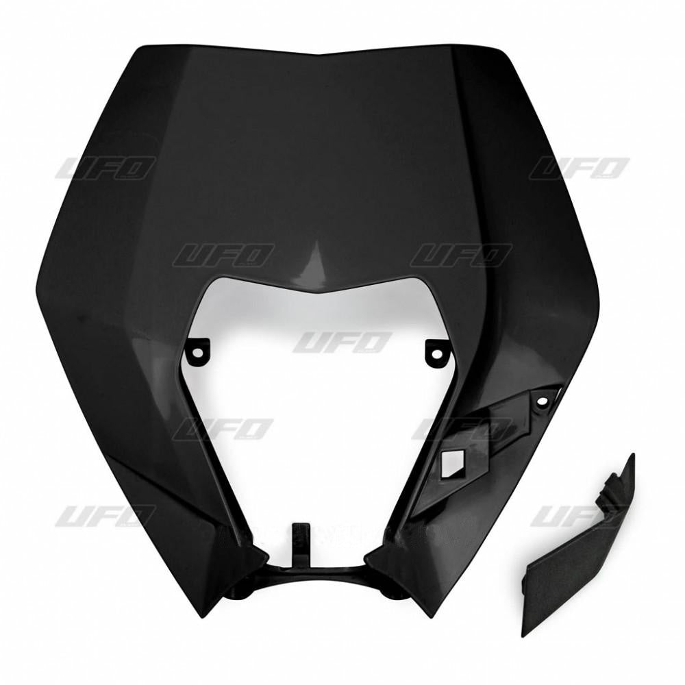 Front headlight mask KTM EXC/EXC-F 09-13 color black (OEM style)
