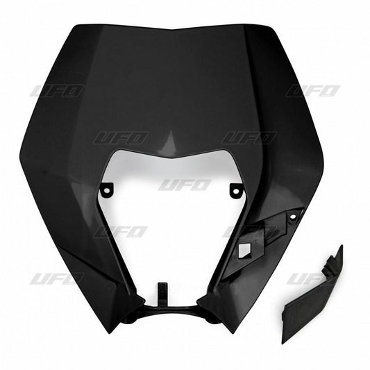 Front headlight mask KTM EXC/EXC-F 09-13 color black (OEM style)