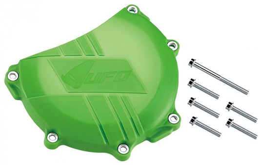 Clutch cover guard Kawasaki KX-F 450 16-17 color green