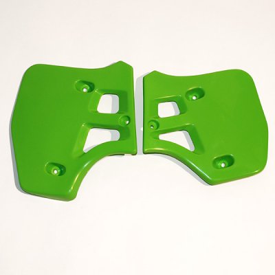 Radiator shrouds Kawasaki KX 250 88-89, KX 500 88-02 color green
