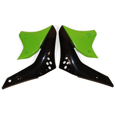 Radiator shrouds Kawasaki KX-F 250 06 color black/green