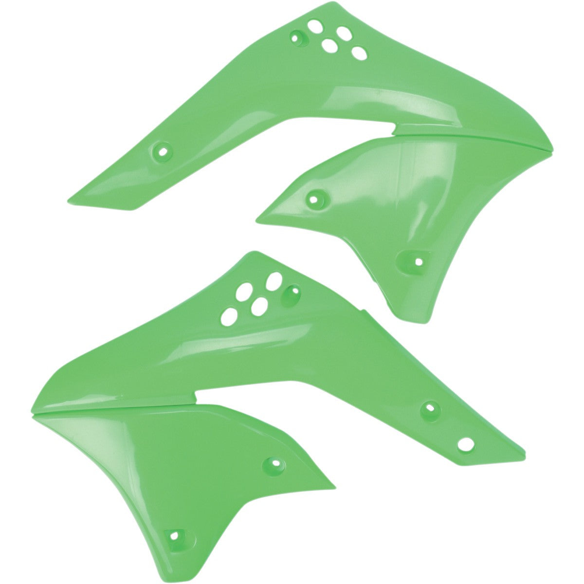 Radiator shrouds Kawasaki KX-F 250 08 color green