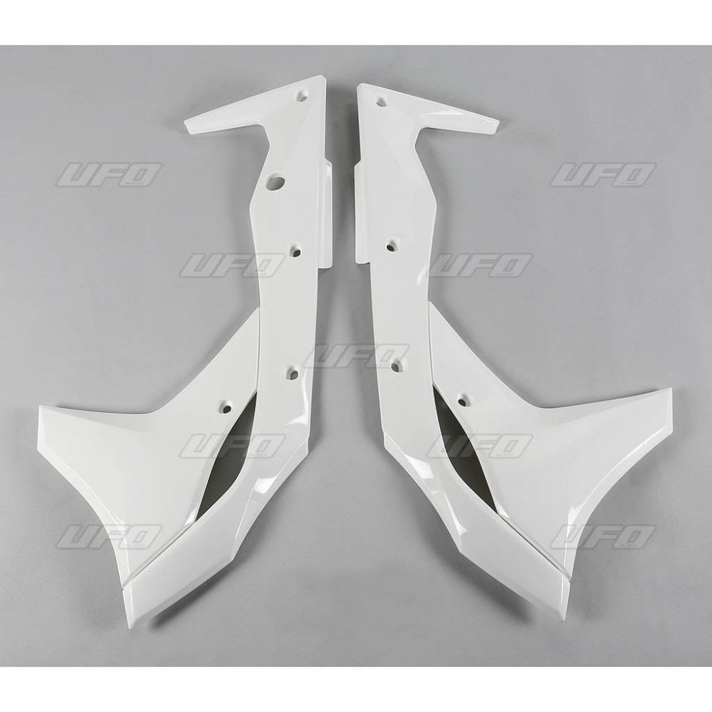 Radiator shrouds Kawasaki KX-F 250 17-20 color white