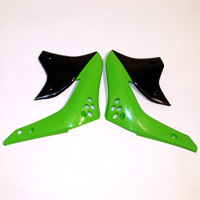Radiator shrouds Kawasaki KX-F 450 07 color green/black