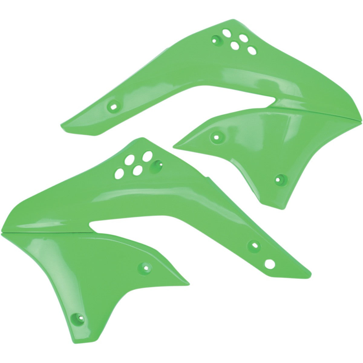 Radiator shrouds Kawasaki KX-F 450 08 color green