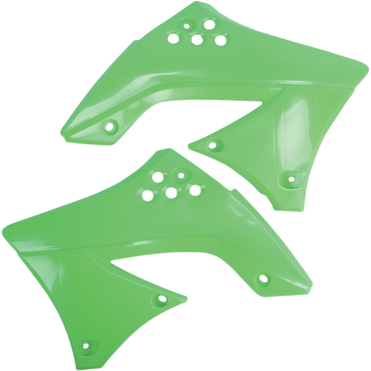 Radiator shrouds Kawasaki KX-F 450 09 color green