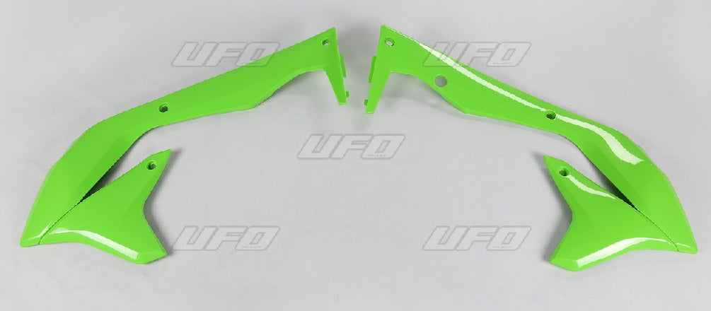 Radiator shrouds Kawasaki KX-F 450 16-17 color green