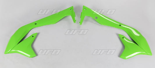 Radiator shrouds Kawasaki KX-F 450 16-17 color green
