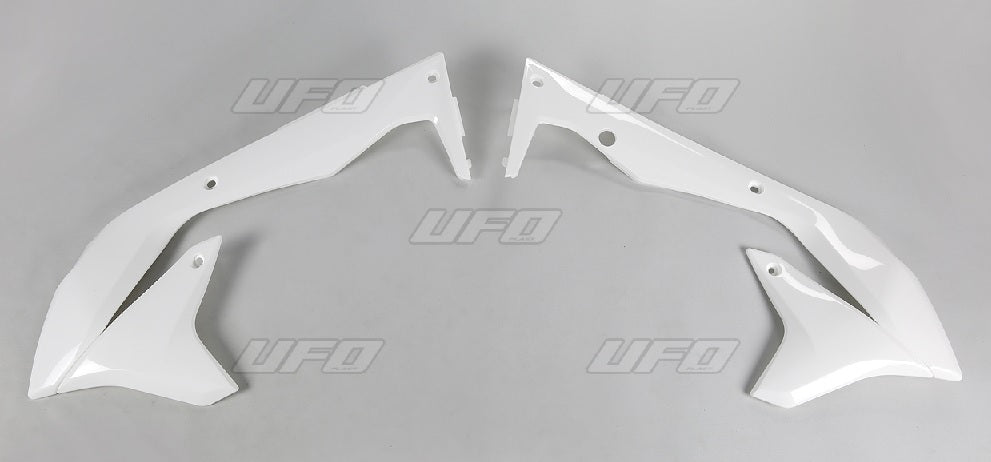 Radiator shrouds Kawasaki KX-F 450 16-17 color white