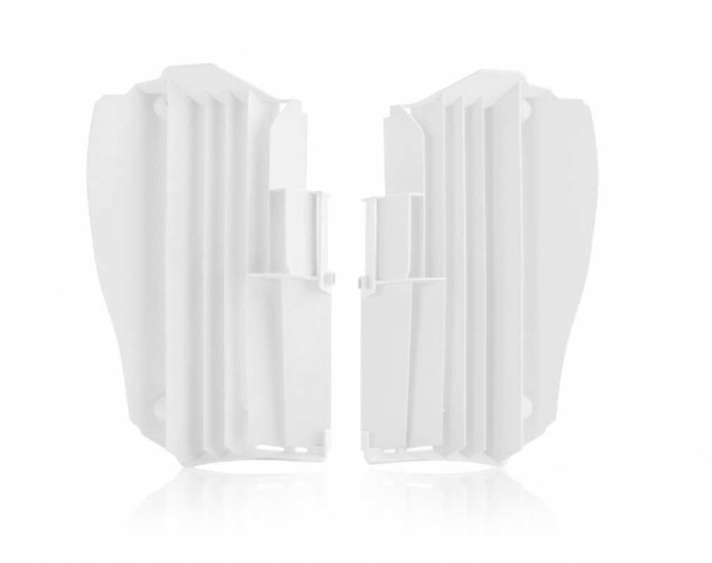 Radiator guards (grilles) Yamaha YZ-F 250 19-23, YZ-F 450 18-22 color white neutral