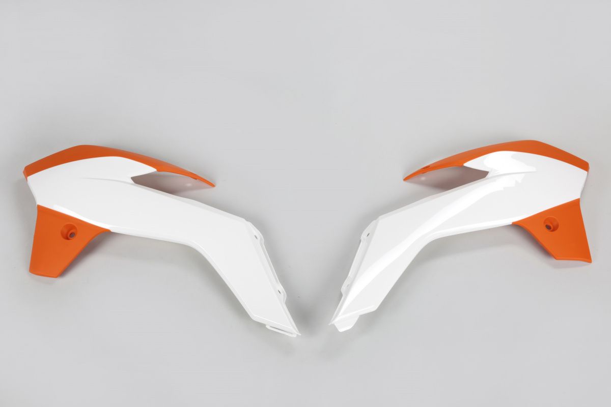 Radiator shrouds KTM SX 85 13-17 OEM color (white/orange)