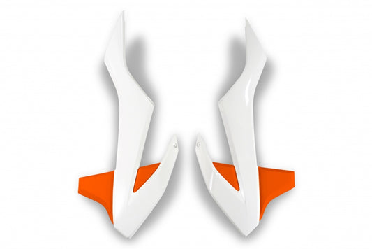 Radiator shrouds KTM SX 85 18-24 OEM 19 color (white/orange)