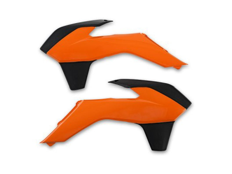 Radiator shrouds KTM SX/SX-F 13-15, EXC 14-16 OEM color (orange/black)