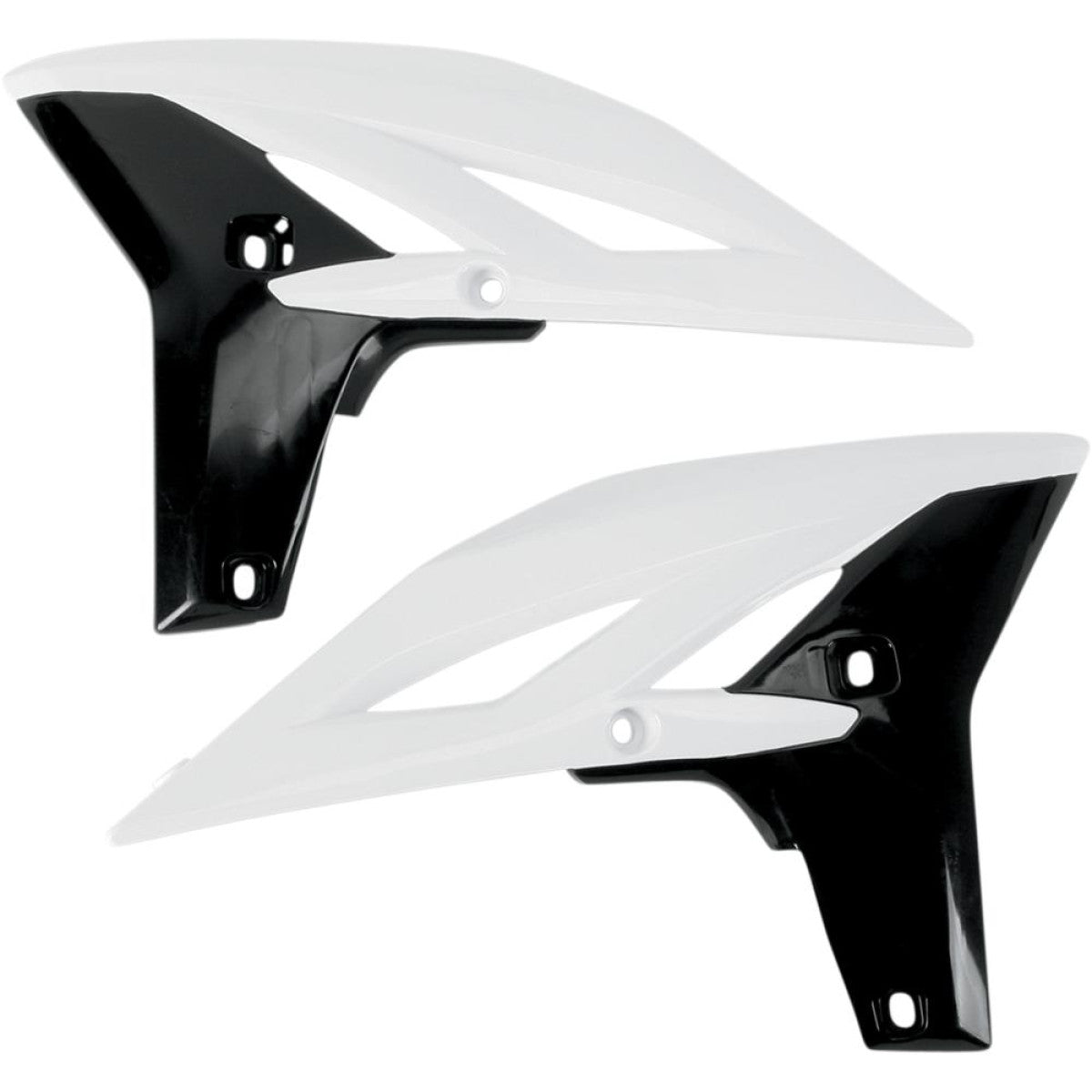 Radiator shrouds Yamaha YZ-F 250 10-12 color white/black