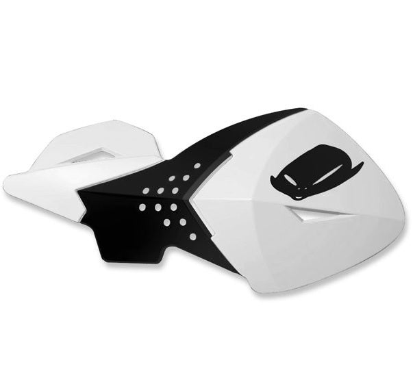 Handguards Escalade color white/black (with 22 mm mounts)