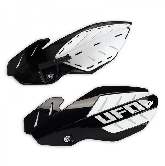 Handguards Flame Honda CRF 250 12-17, CRF 450 12-16 color black/white (with mounts)